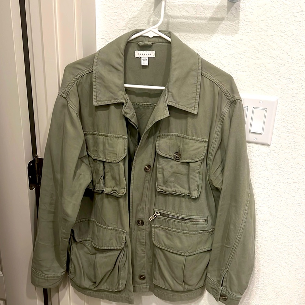 Topshop cargo jacket, size 8-10